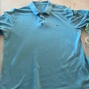 Light blue vineyard vines polo